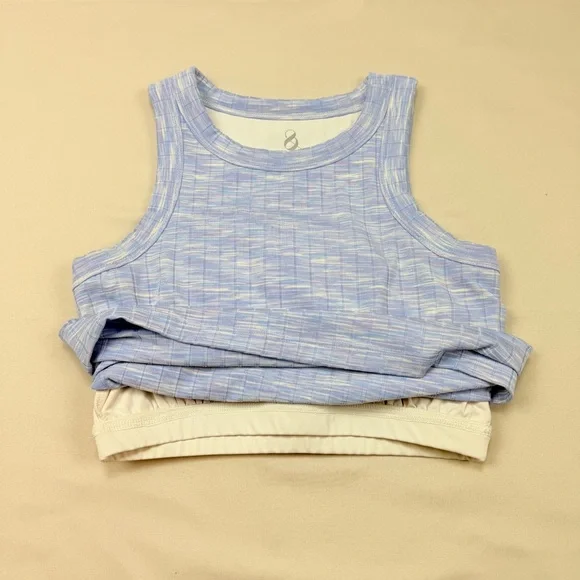 Lou & Grey Women's Light Blue Crop Top - Picture 5 of 9